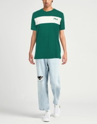 Fila Mens T-shirt Emerald in Green
