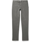 Boglioli - Slim-Fit Cotton-Blend Drill Trousers - Gray