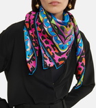 Pucci - Printed silk twill scarf