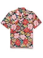 GITMAN VINTAGE - Camp-Collar Printed Cotton Shirt - Multi