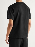ADIDAS CONSORTIUM - Pharrell Williams Basics Embroidered Cotton-Jersey T-Shirt - Black