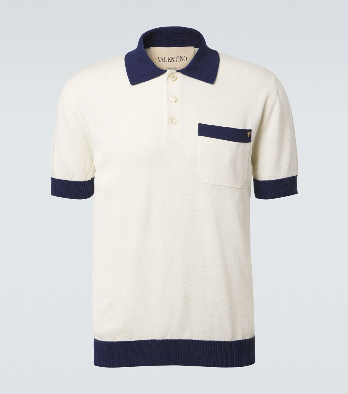 Valentino VGold cotton polo shirt