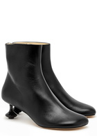 Loewe Toy 45 Leather Ankle Boots Black
