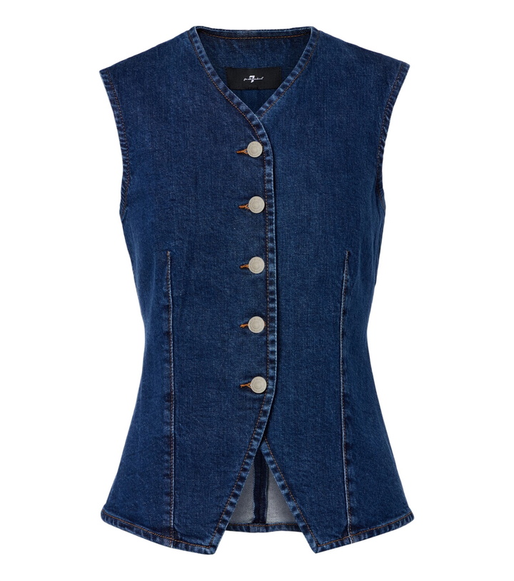 Photo: 7 For All Mankind Lady denim vest