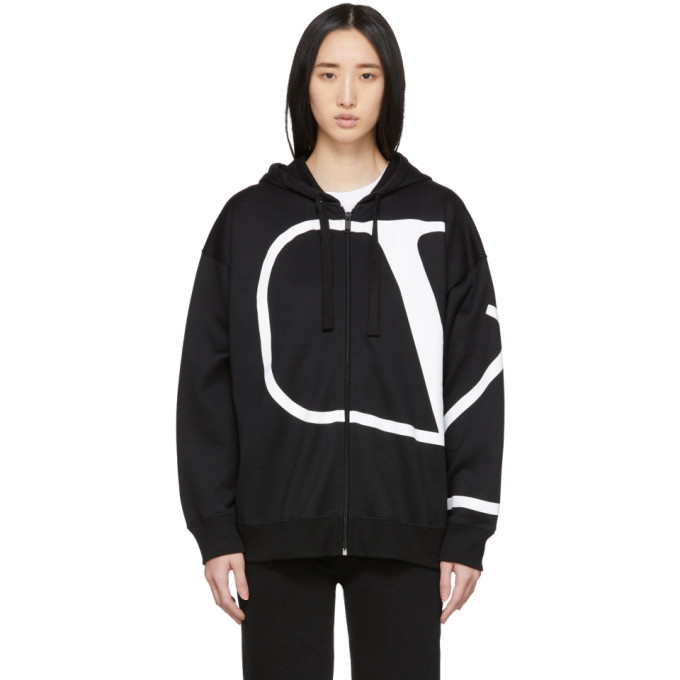 Photo: Valentino Black VLogo Hoodie