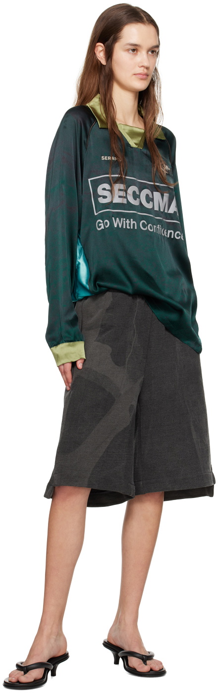 Serapis Green & Blue Football Polo