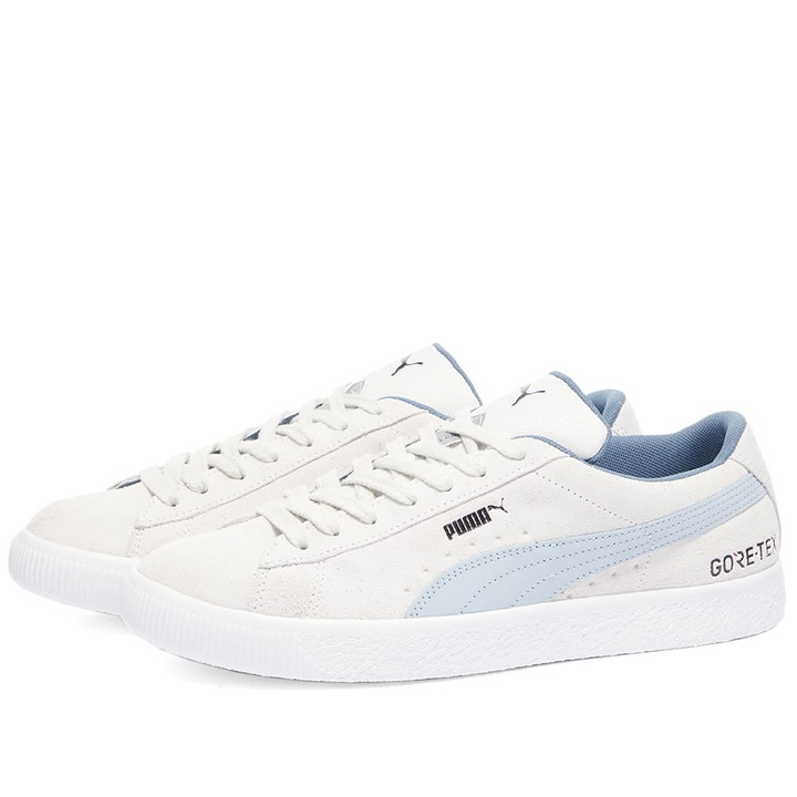 Photo: Puma Men's Suede Vintage Gore-TEX Sneakers in Nimbus Cloud/Blue Fog