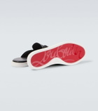Christian Louboutin Chanme leather mules