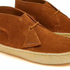 Clarks Originals Men's Desert Rain in Dark Cola Suede