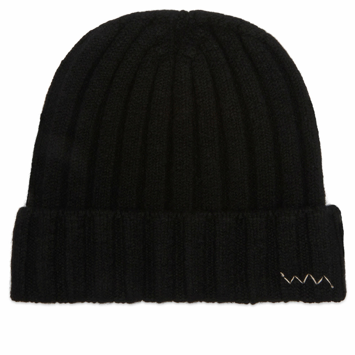 Visvim Men's Wool Beanie in Black Visvim