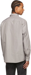 A.P.C. SUZANNE KOLLER Edition Taupe Striped Shirt