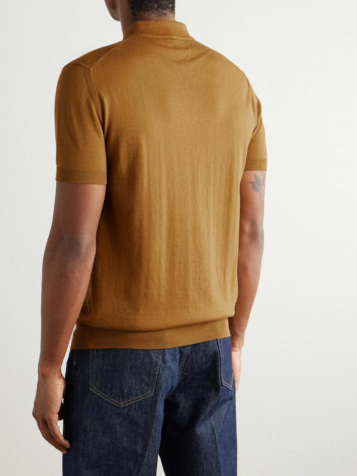 Baracuta - Cotton Polo Shirt - Brown