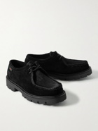 G.H. Bass & Co. - Ranger Moc Wallace Calf Hair and Suede Boat Shoes - Black