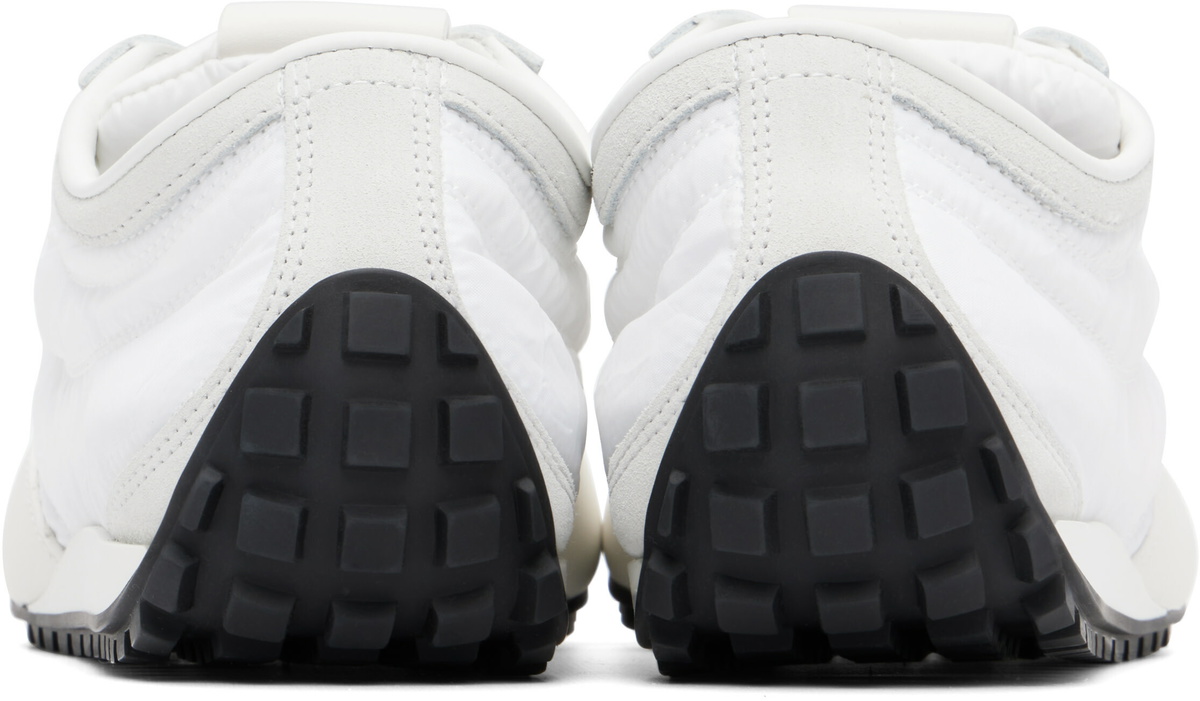 BALMAIN White Racing Low Sneakers