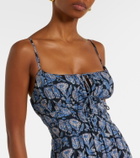 Ulla Johnson Aydin floral cotton-blend midi dress