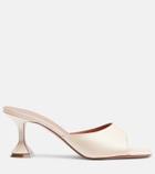Amina Muaddi Lupita satin mules
