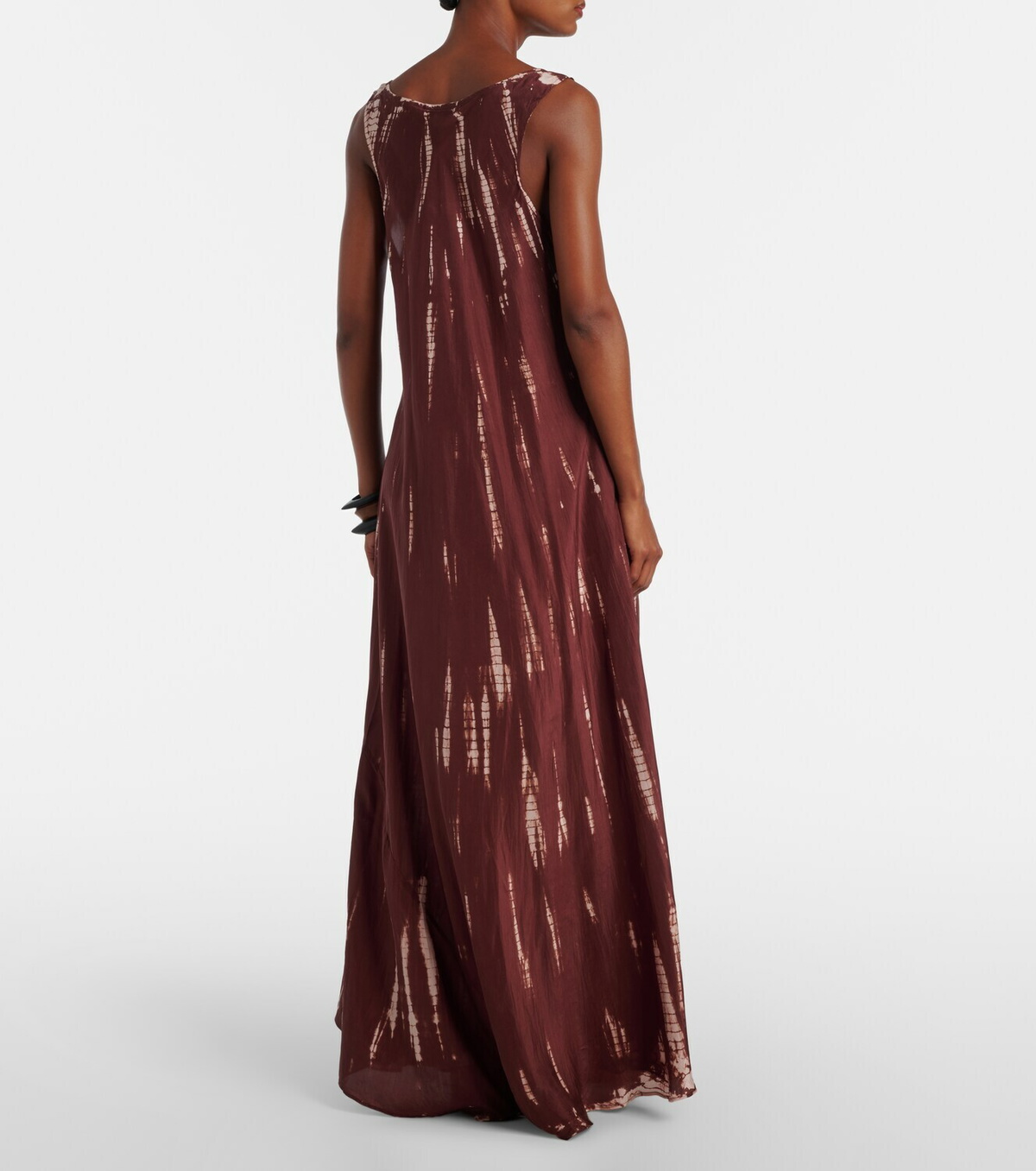 Anna Kosturova Tie-dye silk maxi dress