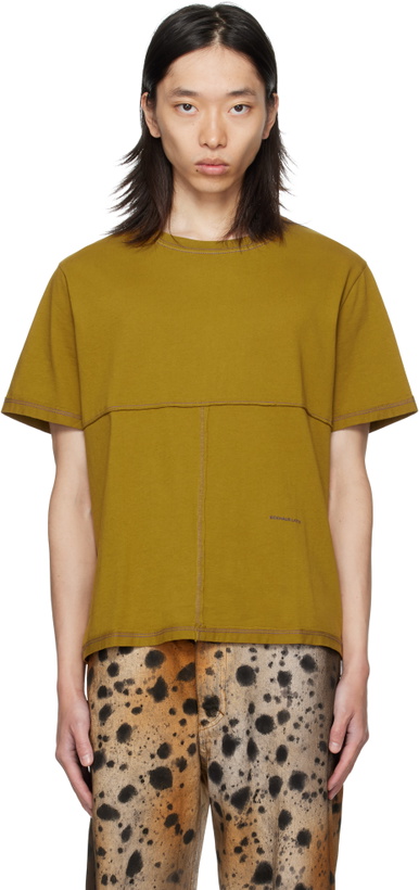 Photo: Eckhaus Latta Khaki Lapped T-shirt