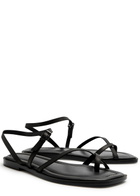 A.emery Lucia Leather Sandals Black