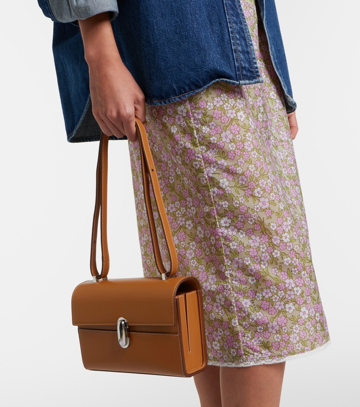 Savette Symmetry 19 leather shoulder bag
