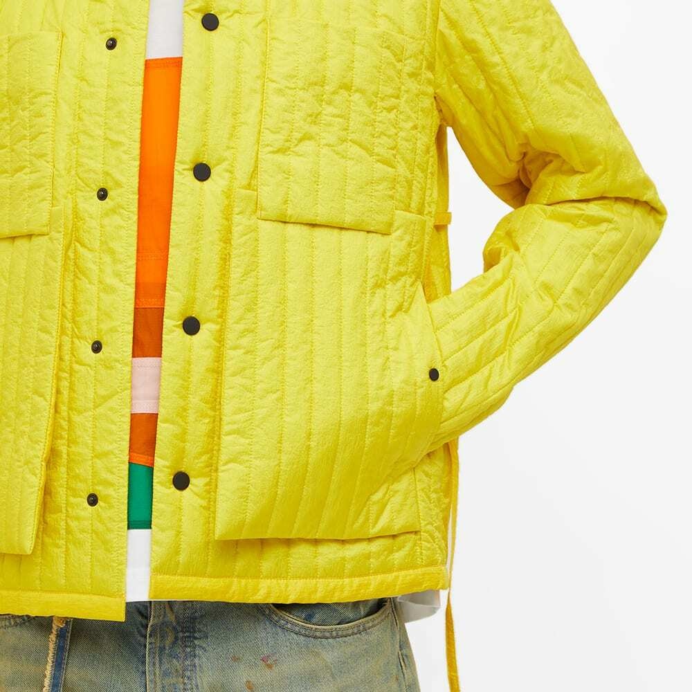 Craig Green Men's Quilted Worker Jacket in Yellow Craig Green