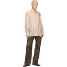 Dries Van Noten Off-White Loose Jacquard Shirt