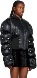 Feben Black Escargot Puffer Jacket