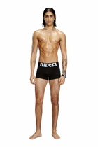 Diesel Three-pack boxer briefs in stretch cotton - Trunks Mens in Black