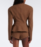 Magda Butrym Peplum virgin wool jacket