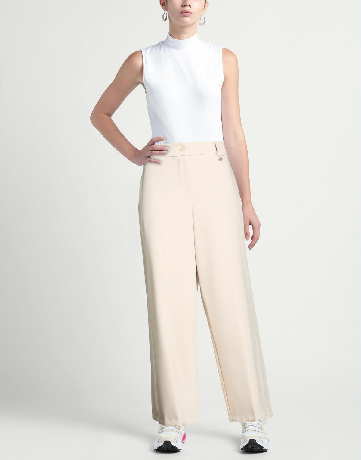 Berna Womens Pants Ivory