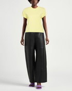 Pinko Denim Womens T-shirt in Yellow