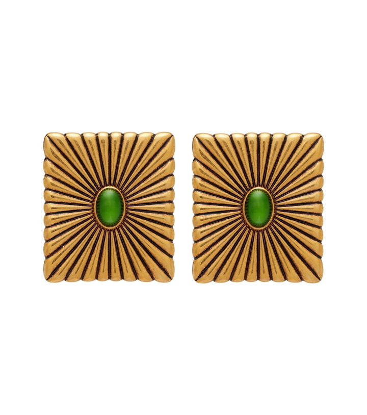 Photo: Versace Circe embellished earrings