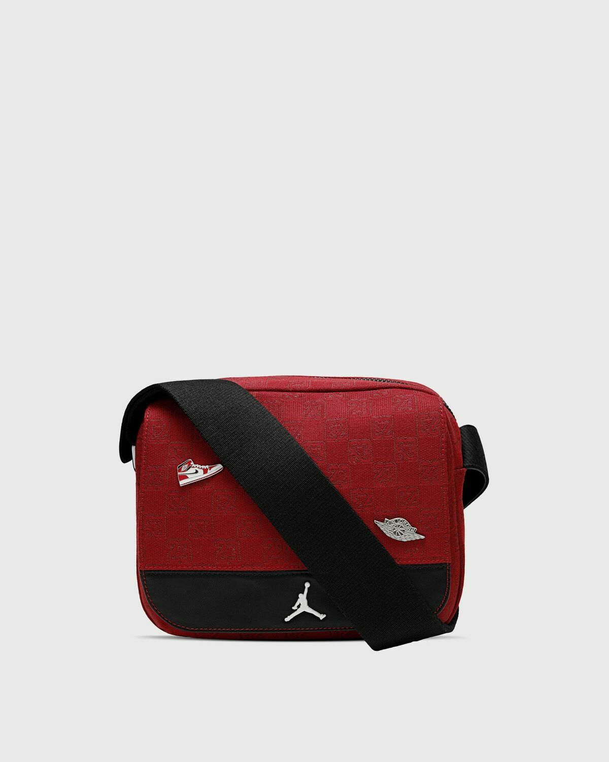 Jordan JAM MONOGRAM MINI MESSENGER BAG Red Mens Messenger & Crossbody Bag