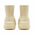 Crocs Women's Classic Crush Rain Boot in Bone