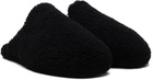 Tekla Black Home Slippers
