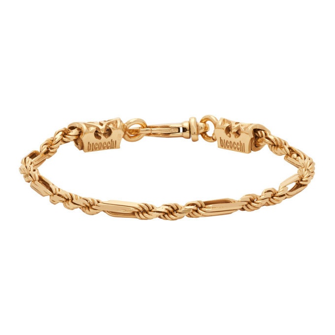 Photo: Emanuele Bicocchi Gold Rope and Chain Link Bracelet
