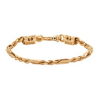 Emanuele Bicocchi Gold Rope and Chain Link Bracelet