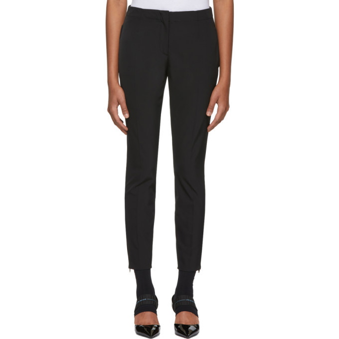 Prada Stretch-wool Leggings - Black