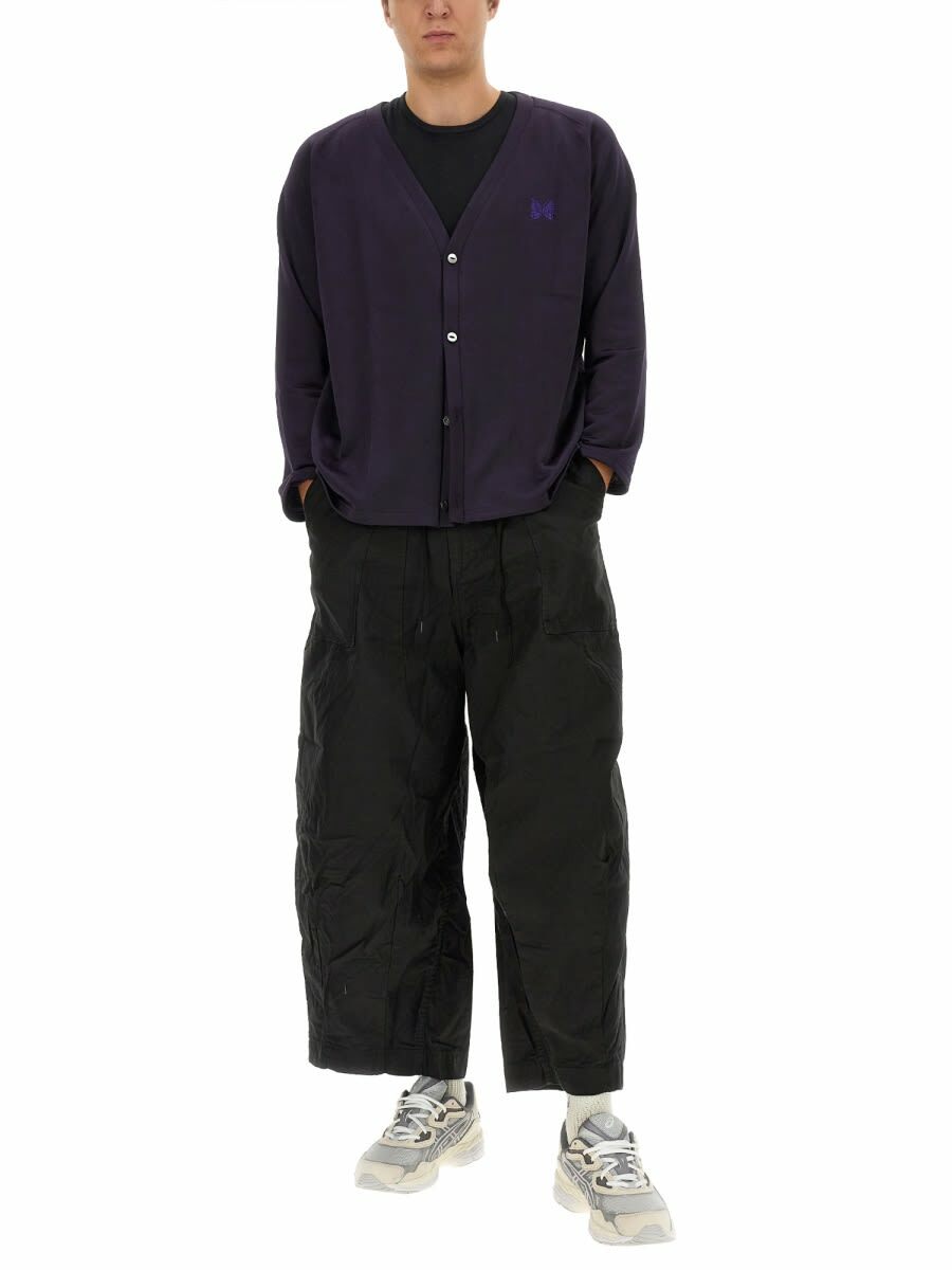 Needles ニードルス　V Neck Cardigan L Needles V Neck Cardigan Purple Zippers & Cardigans Needles