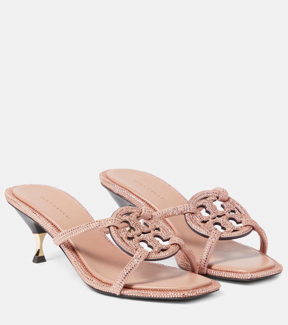 【送料 関税込】Tory Burch Geo Bombe Miller suede sandals Tory Burch Geo Bombe Miller suede sandals Tory Burch