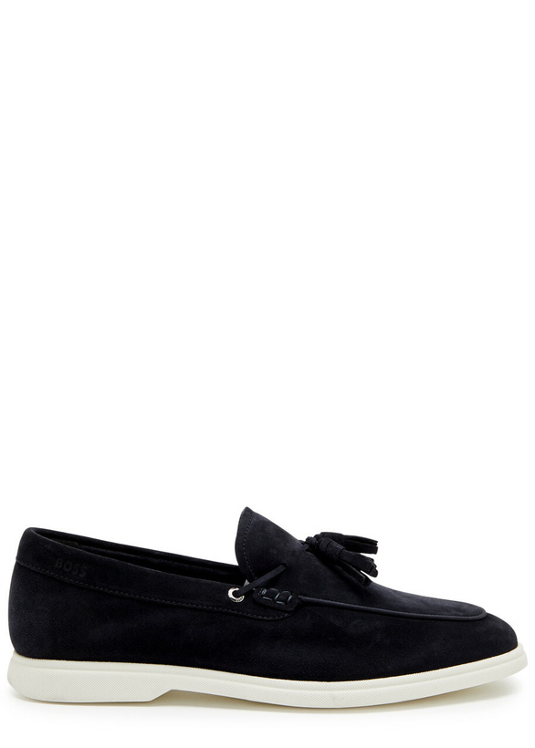 Photo: Boss Sienne Suede Loafers Navy