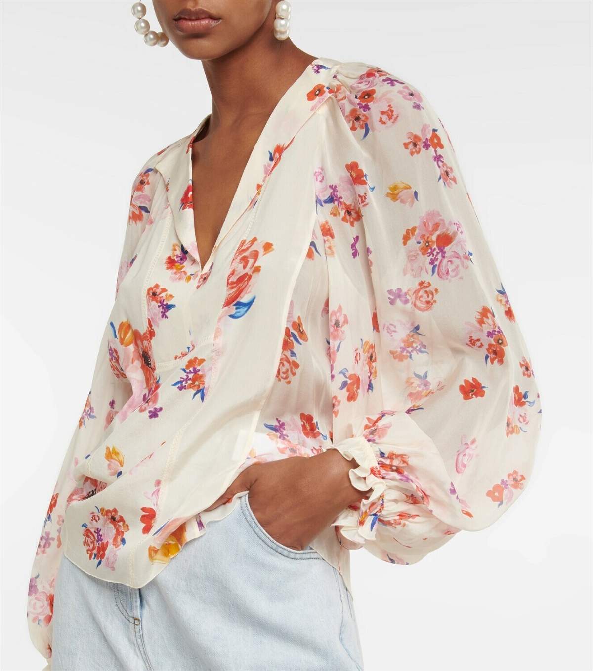 Dorothee Schumacher - Floral silk blouse Dorothee Schumacher