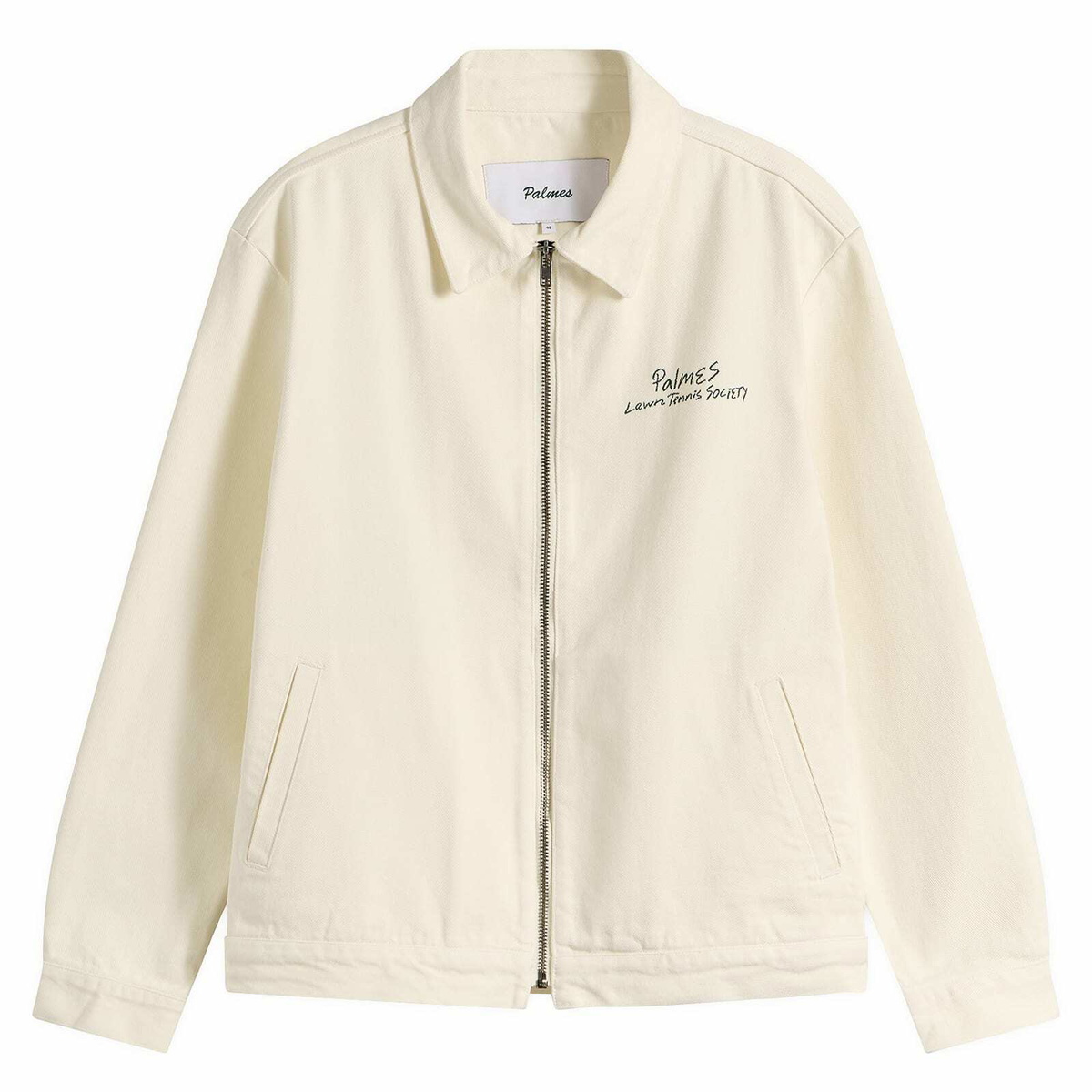 END. x Palmes Men's Lawn Zip Jacket in Off-White