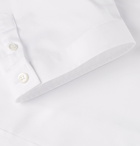 Alexander McQueen - Brad Slim-Fit Button-Down Collar Stretch Cotton-Blend Poplin Shirt - White