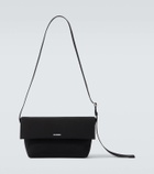 Jil Sander Logo canvas crossbody bag