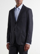 Sunspel - Wool and Cashmere-Blend Flannel Suit Jacket - Gray