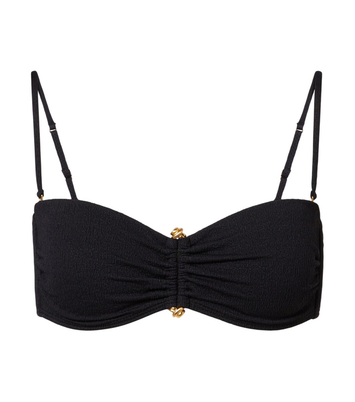 Photo: ViX Paula Hermanny Nika embellished bandeau bikini top