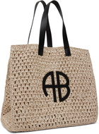 ANINE BING Beige Large Rio Tote