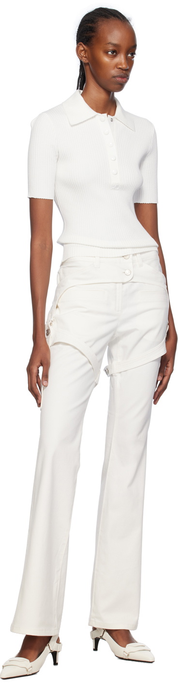 COURREGES - Woman - White - POLO SHIRTS