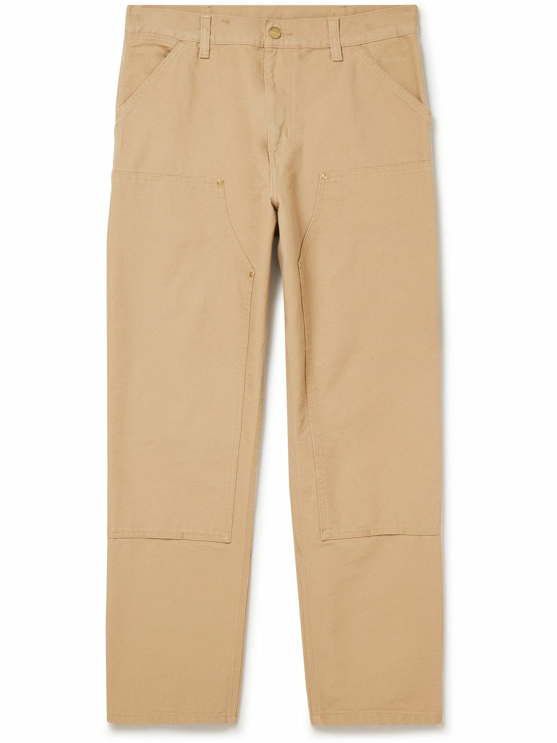 Carhartt WIP - Nash Straight-Leg Panelled Cotton-Canvas Trousers - Neutrals